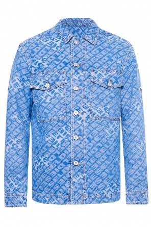 Logo-embroidered denim jacket, zdjęcie 1 Logo-embroidered denim jacket od Diesel